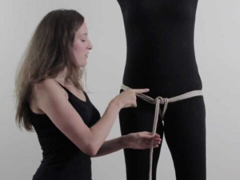 Bondage in de praktijk: touwslip