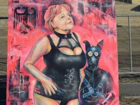 Kinky Mutti Merkel boegbeeld van seksuele vrijheid
