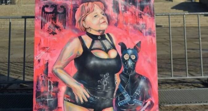 Kinky Mutti Merkel boegbeeld van seksuele vrijheid