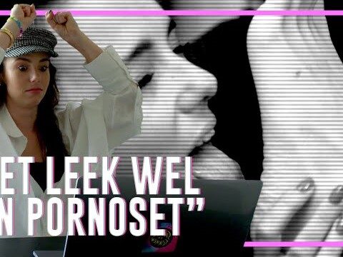 Gwen van Poorten laat voeten likken