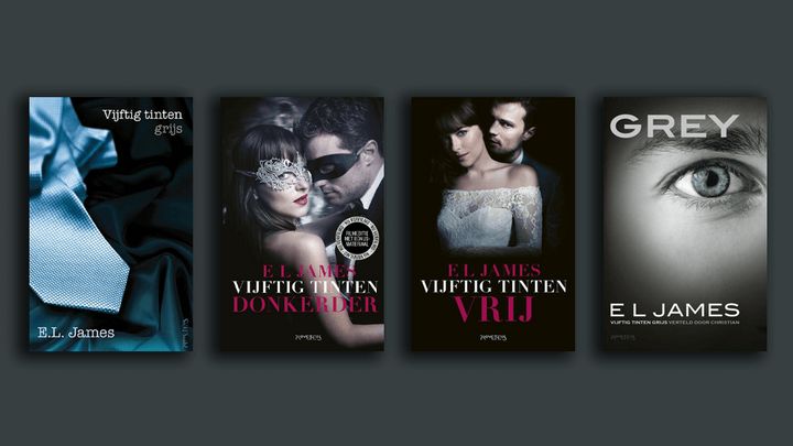 Wat is de volgorde van de Fifty shades of grey/vijftig tinten grijs boeken?